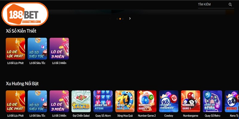 Xổ số mở ra cơ hội đổi đời hằng ngày cho mọi bet thủ 188BET thử vận may